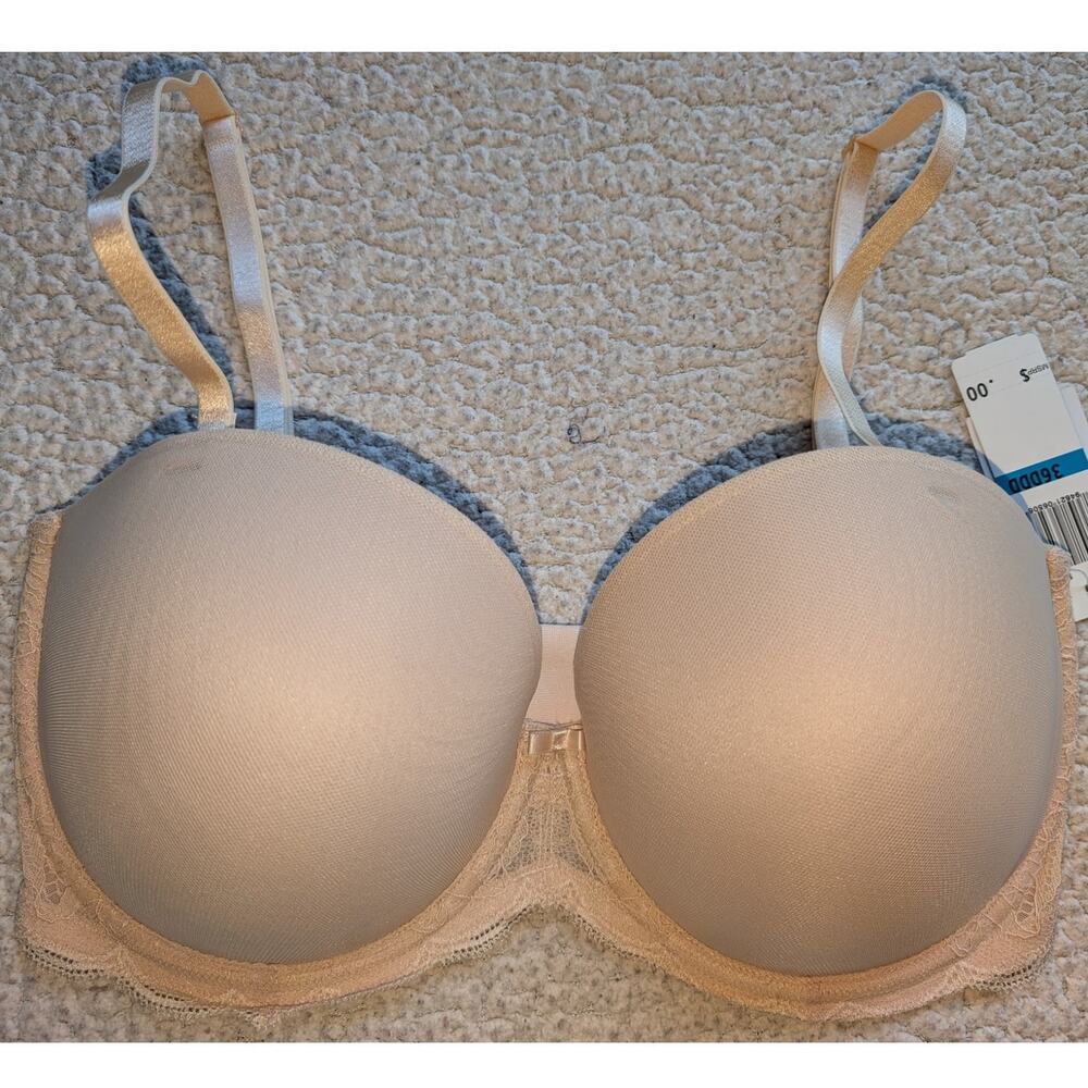 NWT Peridot Strapless Push Up Bra by Felina (Sugar Baby, 36DDD)